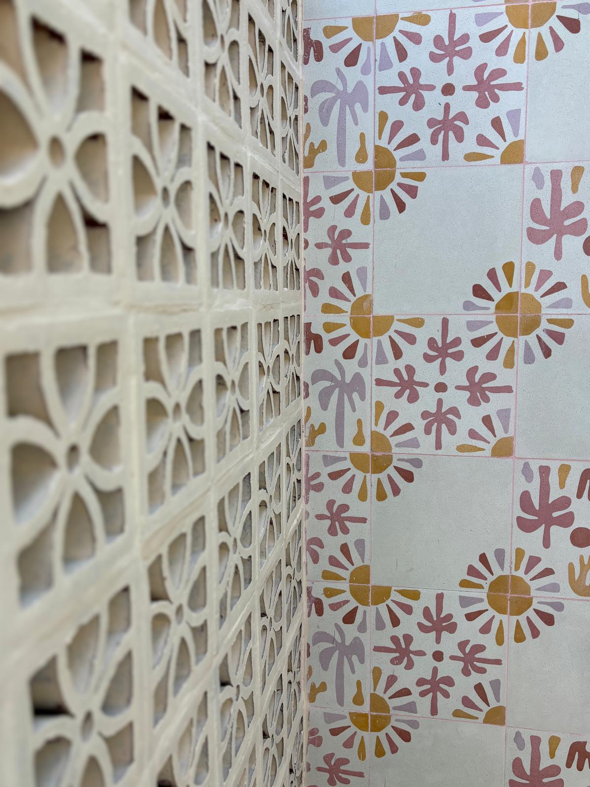 Ahangama Tropical Sunshine - Cement Tile