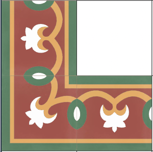 Goa Border & Corner - Cement Tile