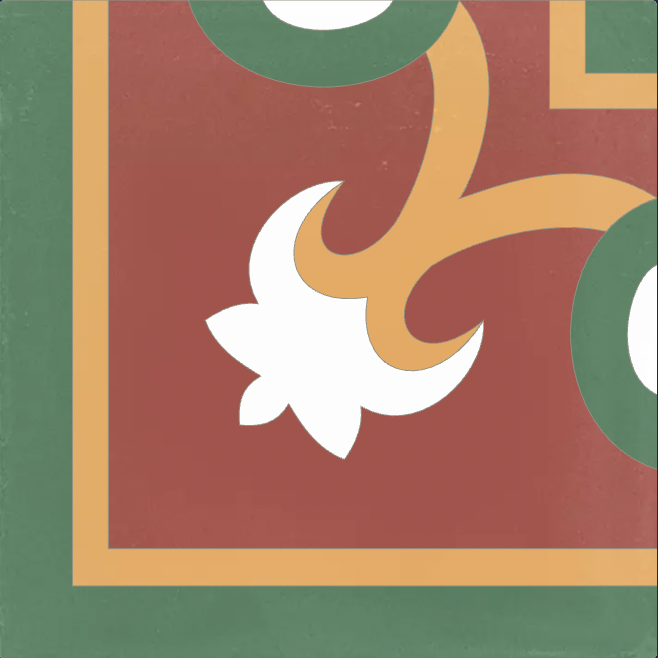 Goa Border & Corner - Cement Tile