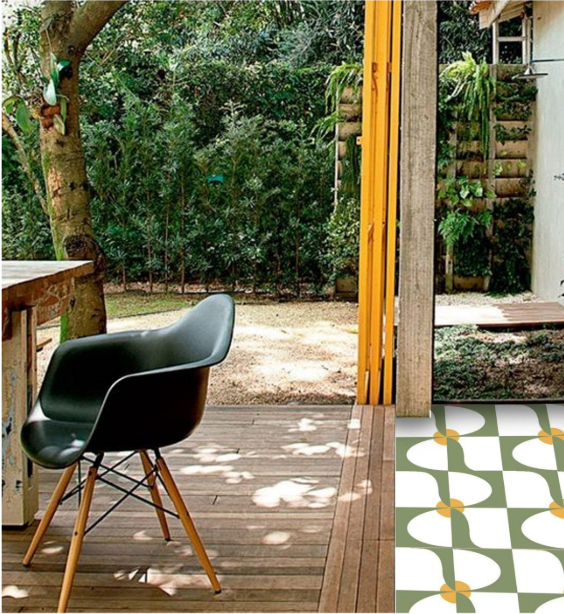 Frangipani XL - Cement Tile