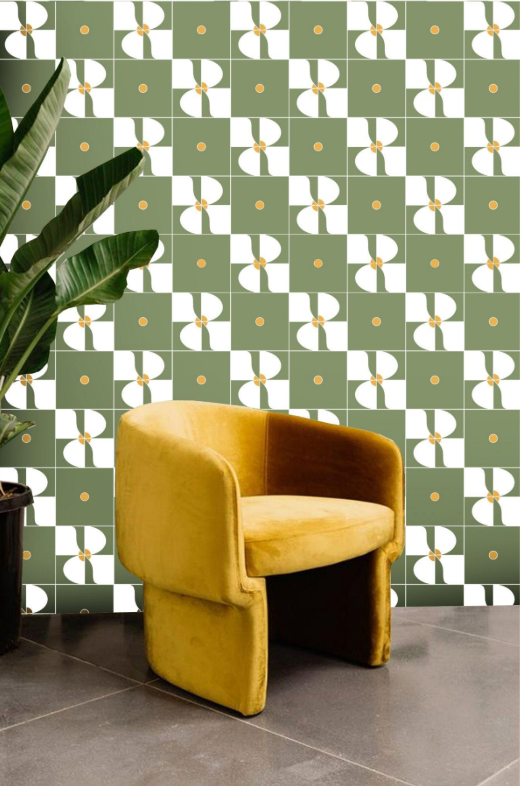 Frangipani S - Cement Tile