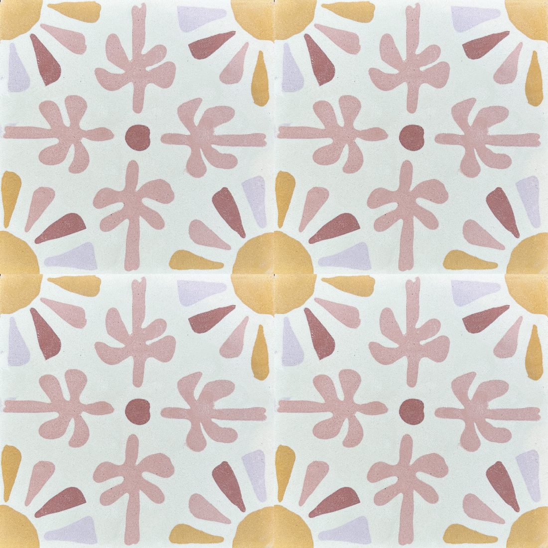 Ahangama Tropical Cut Out 3 - Cement Tile