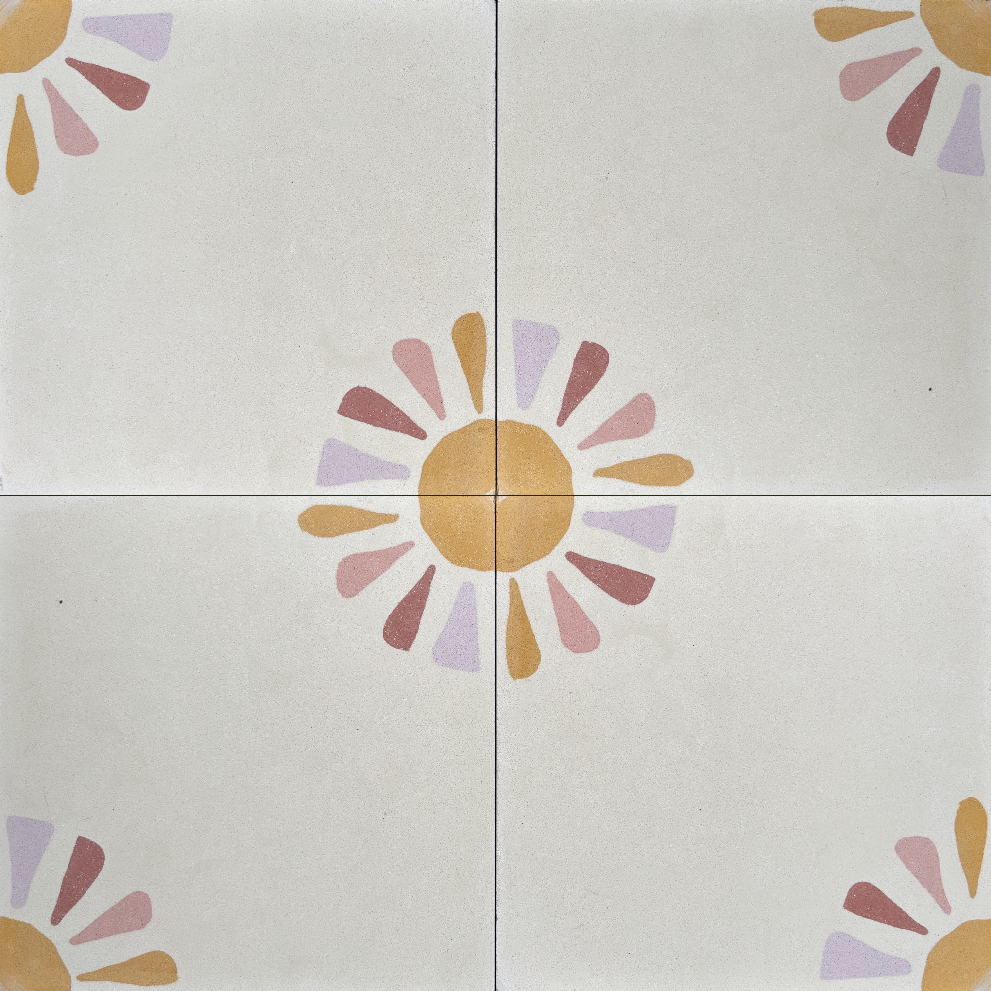 Ahangama Tropical Sunshine - Cement Tile