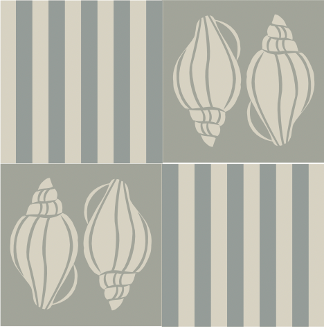 Coquillage - Cement Tile