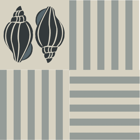 Coquillage - Cement Tile
