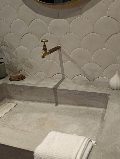 Tear Drop - Cement Tile