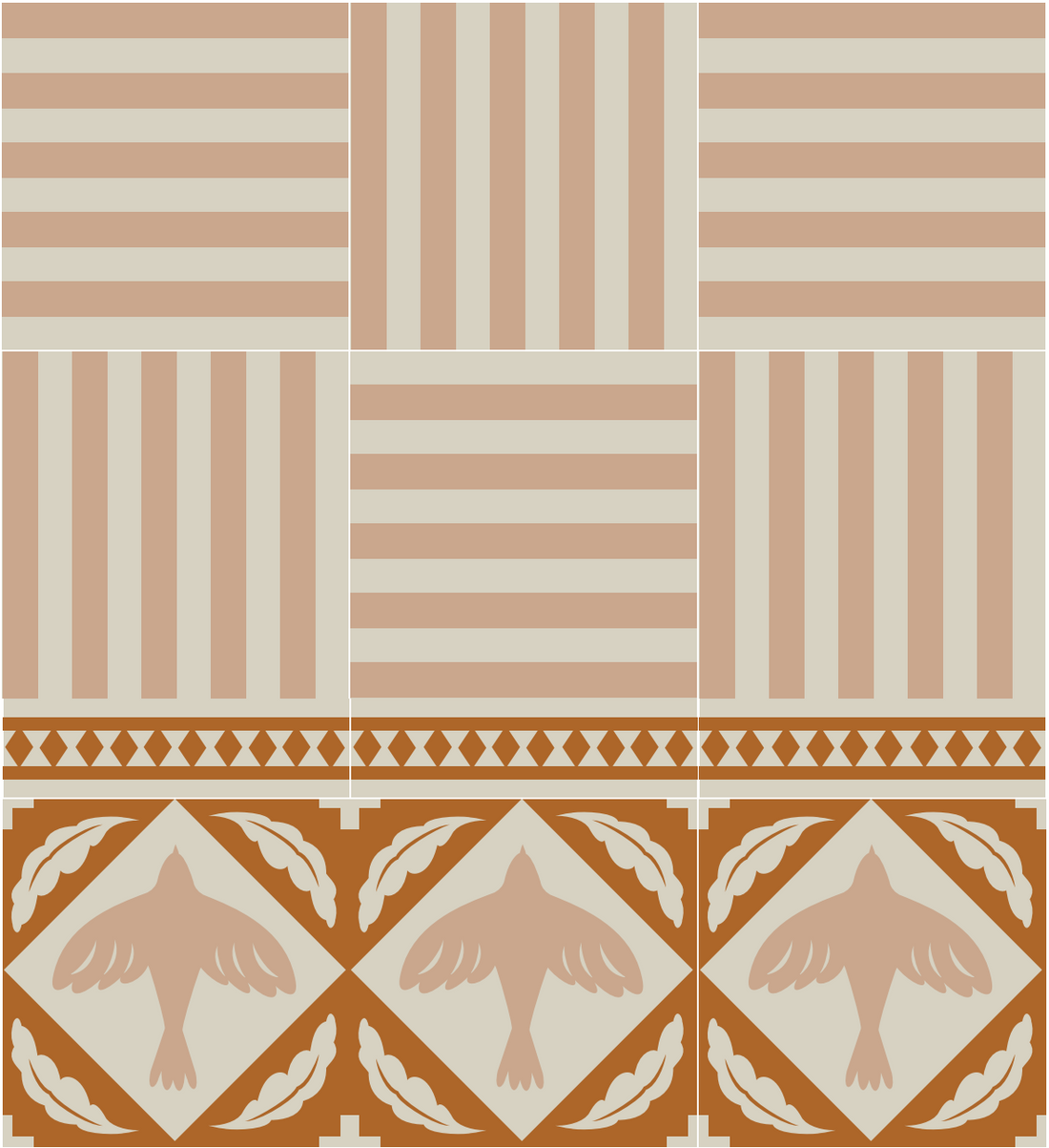 Stripes - Cement Tile