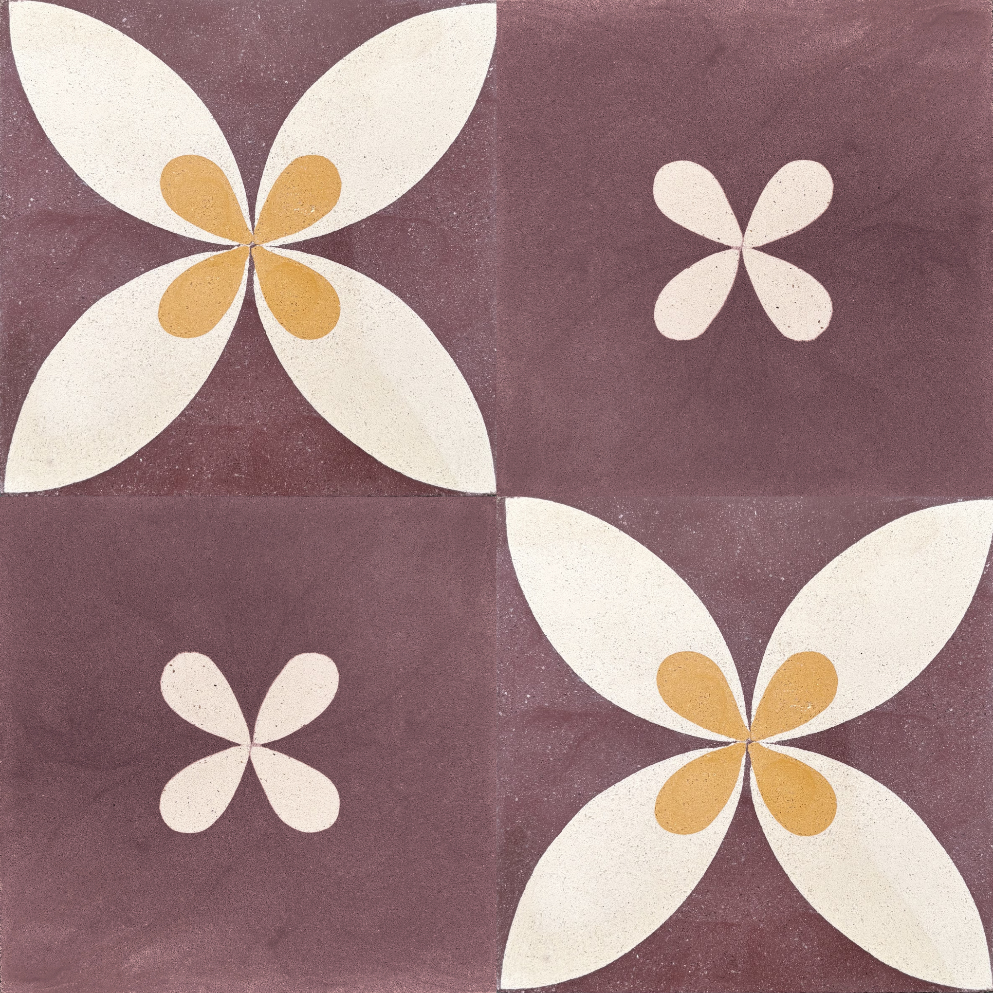 Ixora Floral - Cement Tile