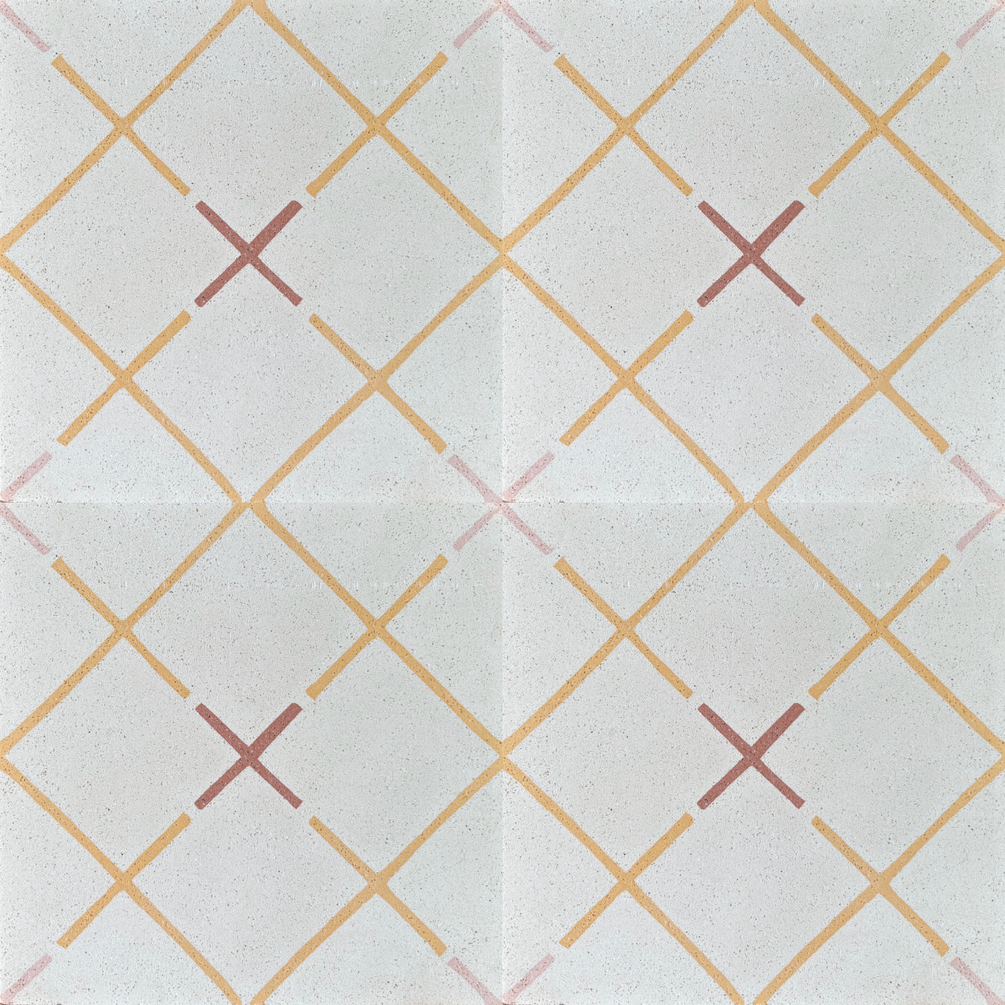 Minimalist Ixora - Cement Tile