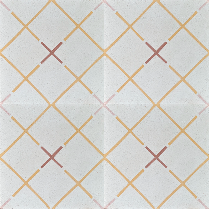 Minimalist Ixora - Cement Tile