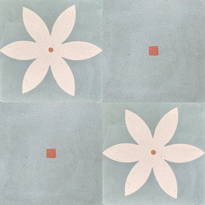 Jasmine Big Petals - Cement Tile