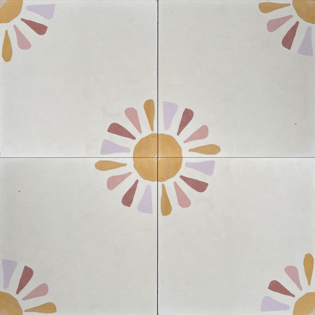 Ahangama Tropical Sunshine - Cement Tile