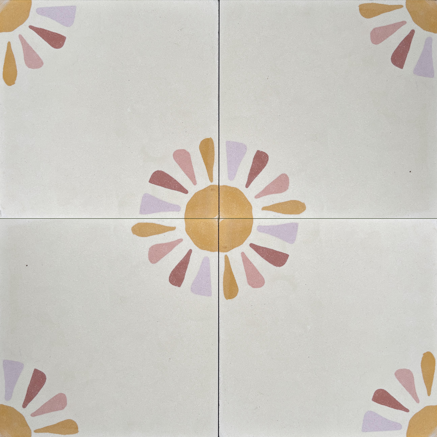 Ahangama Tropical Sunshine - Cement Tile