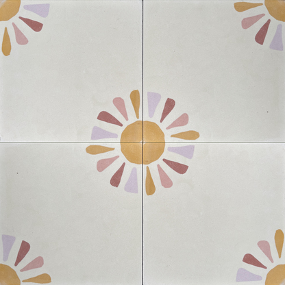 Ahangama Tropical Sunshine - Cement Tile