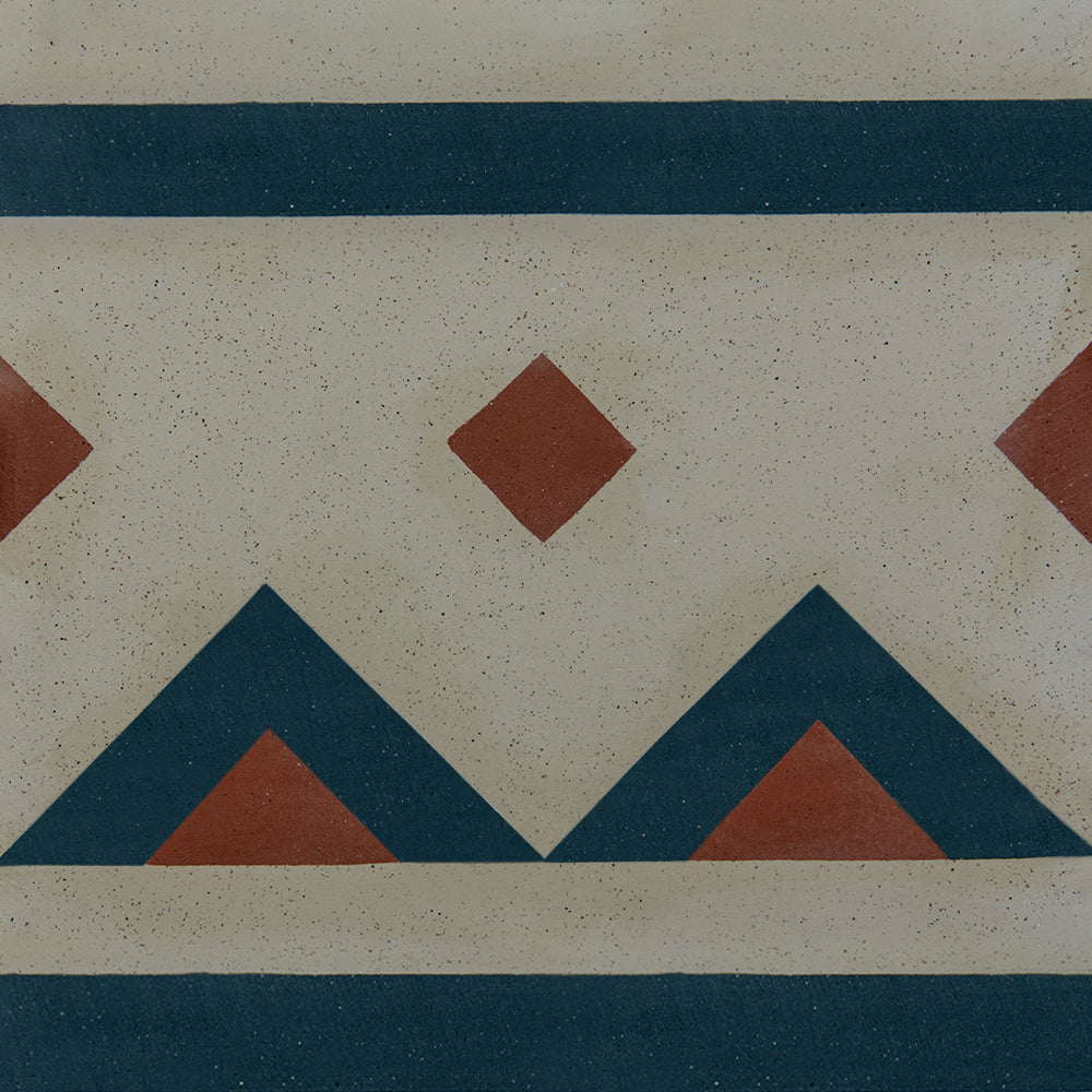Bremen Border & Corner - Cement Tile