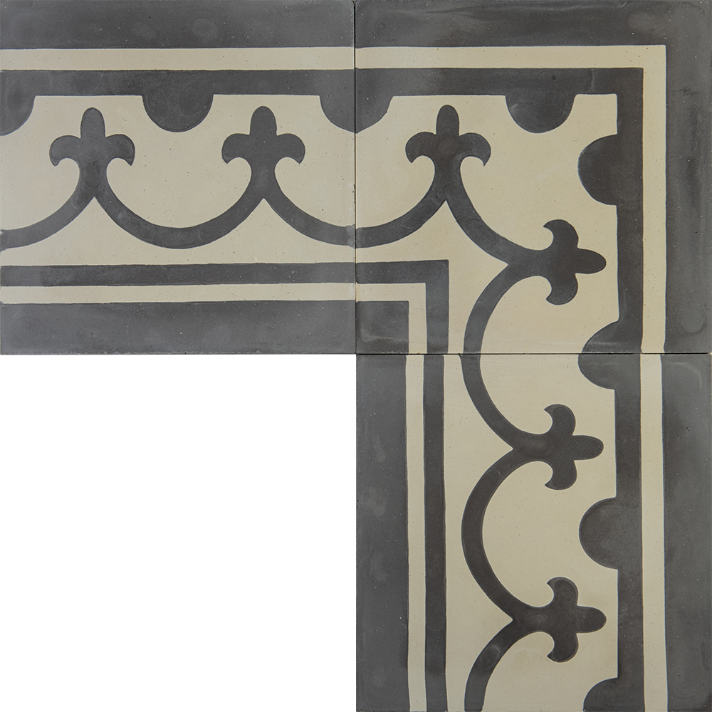 Versailles Border & Corner - Cement Tile
