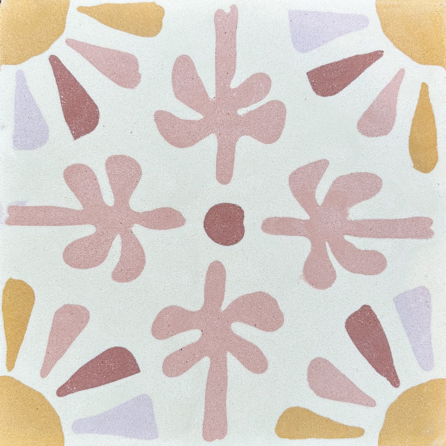 Ahangama Tropical Cut Out 3 - Cement Tile
