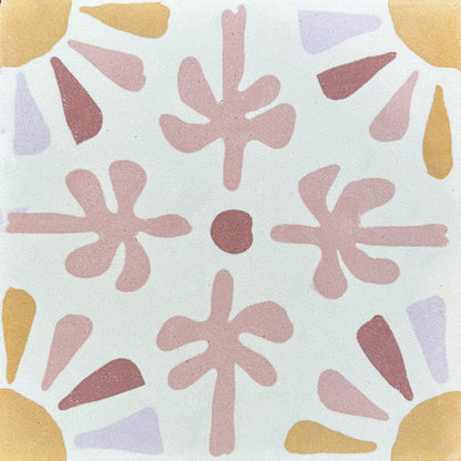 Ahangama Tropical Cut Out 3 - Cement Tile