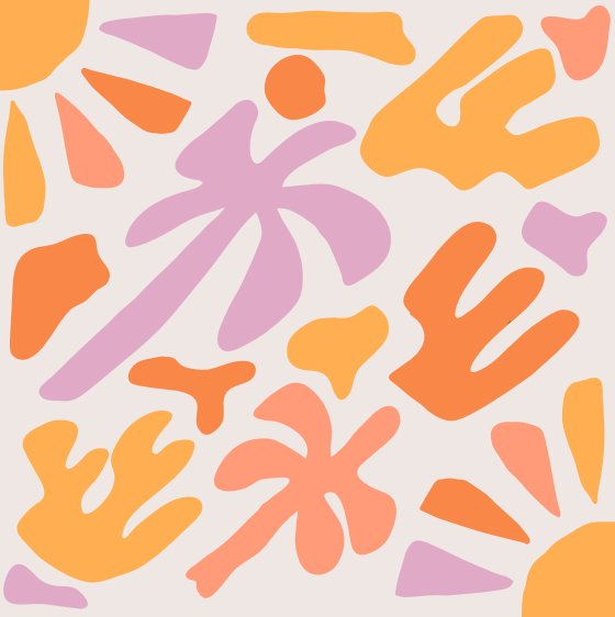 Ahangama Tropical Cut Out 2 - Cement Tile