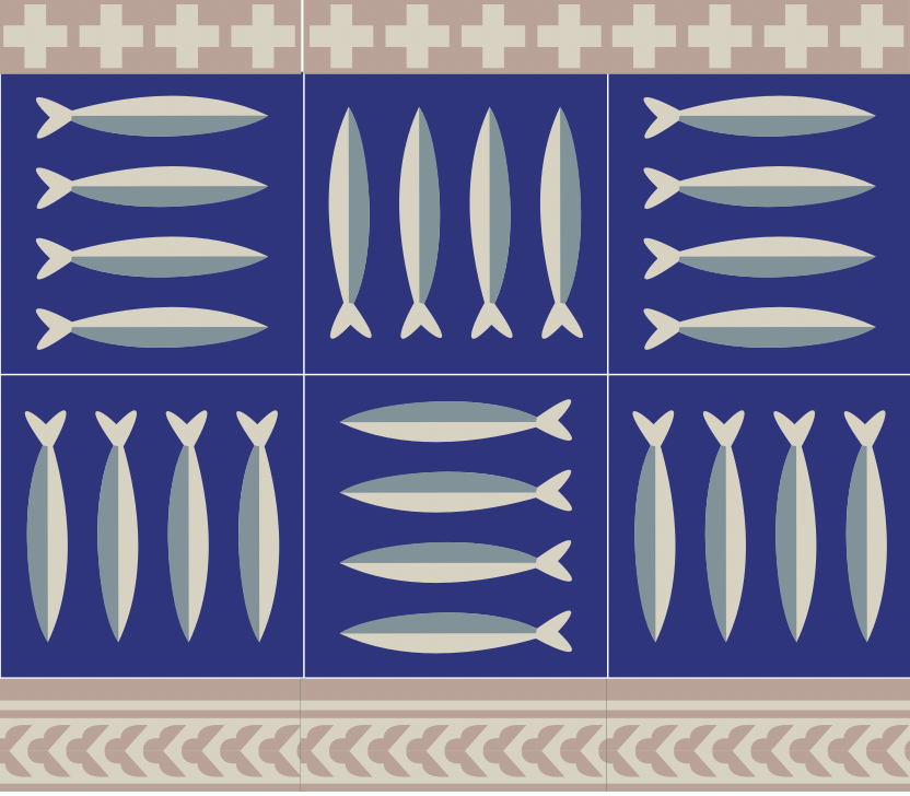 Sardines - Cement Tile